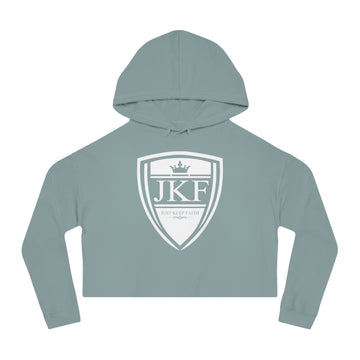 JKF Logo Women’s Cropped Hooded Sweatshirt