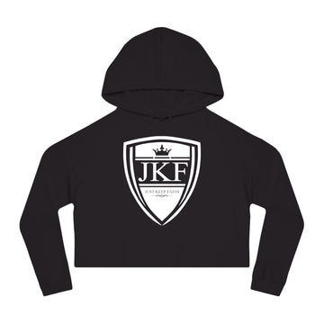 JKF Logo Women’s Cropped Hooded Sweatshirt